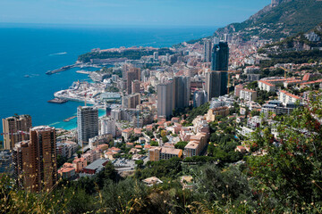 Monaco-Montecarlo, wonderful city of the cote-d‚ÄôAzur with its marine and architectures,...