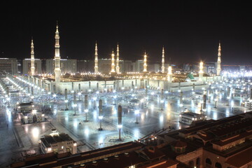 Obraz premium Green dome in the night