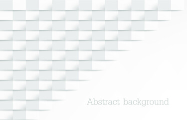 3d paper art style background vector