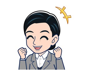 Middle-aged woman in a gray suit