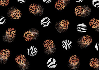 abstract leopard skin pattern