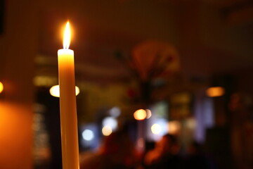 ろうそくの明かり