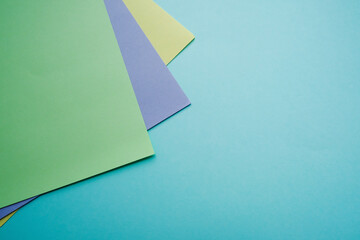 multicolored paper backgrounds, sheets of paper with place for text