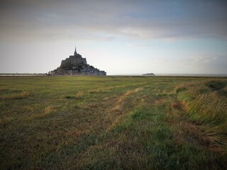 Wunderschöne Bucht des Mont Saint-Michel