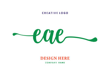 logo composition of the letter EAE is simple, easy to understand and authoritative