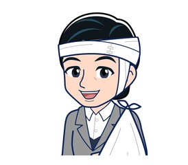 Middle-aged woman in a gray suit