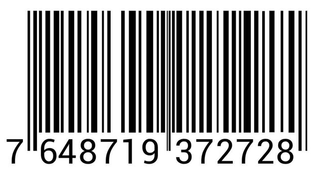 Barcode analyzing HUD parallel lines and digits looping animation. Abstract Bare code data seamless animation changing spacings and widths of the parallel lines and changing numbers.hacking.Type 2