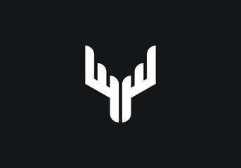 Fototapeta na wymiar Deer Head Icon Logo vector template image