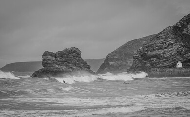 Surfer in Cornwall