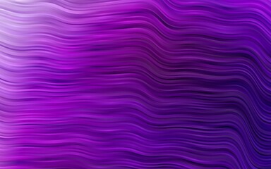 Dark Purple vector pattern with curved circles.