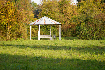 gazebo in the garden