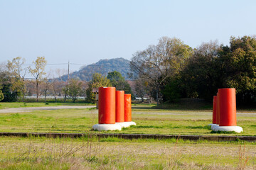 Obraz premium 藤原京跡