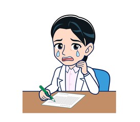 Young female doctor in a white lab coat