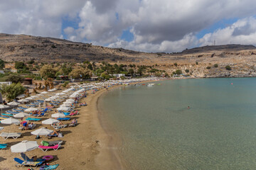 Urlaubsfeeling auf der griechischen Sonneninsel im oestlichen Mittelmeer - Rhodos / Griechenland