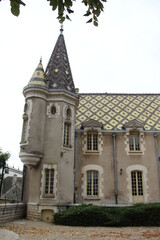 Fototapeta na wymiar Château Corton Bourgogne vignoble France