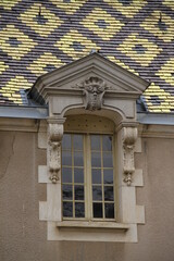 Obraz premium Château Corton Bourgogne vignoble France