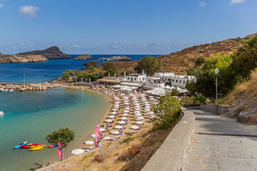 Urlaubsfeeling auf der griechischen Sonneninsel im oestlichen Mittelmeer - Rhodos / Griechenland