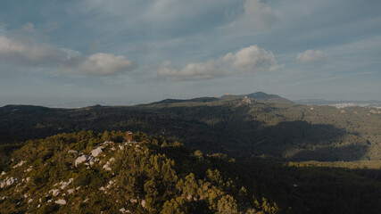 Fototapeta na wymiar Sintra mountains