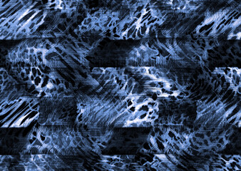 abstract leopard skin pattern