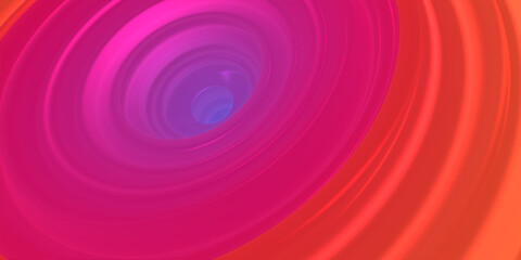 Obraz premium Abstract colored background from gradient rings.3d rendering