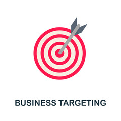 Business Targeting icon. Simple element from business motivation collection. Creative Business Targeting icon for web design, templates, infographics and more