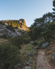 canyon  in the mountains