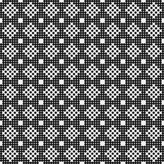 Abstract Cross Pattern Dots Logo generative computational art illustration