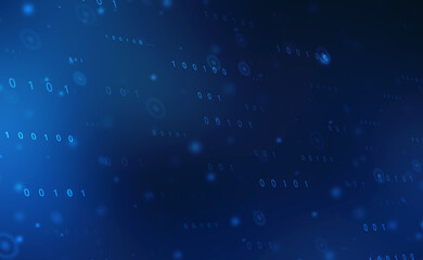 Internet binary data code computing or transmission process,Internet data transmission, Binary Code Background, Digital Abstract technology background