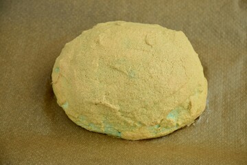 Cloud Bread with Blue and White Color. Roti Awan