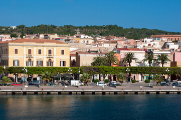 Fototapeta na wymiar Harbour Carloforte, St Pietro Island, Carbonia - Iglesias district, Sardinia, Italy, Europe