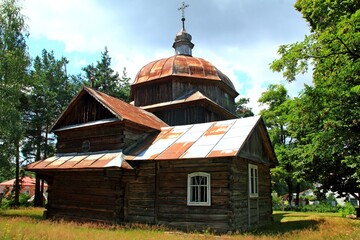 Wola Wielka, Zabytek, Architektura drewniana, Kościół, Cerkiew