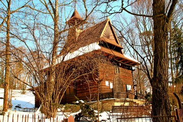 Nałęczów, Uzdrowisko, Sanatorium, Park, Pawilon, Kaczki, Staw,  © woodyd