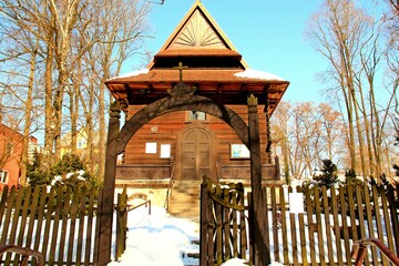 Nałęczów, Uzdrowisko, Sanatorium, Park, Pawilon, Kaczki, Staw,  © woodyd