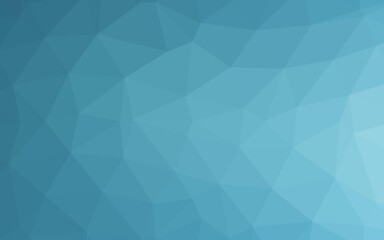 Fototapeta premium Light BLUE vector abstract polygonal cover.