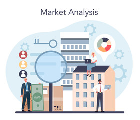 Qualified real estate agent or realtor concept. Realtor assistance