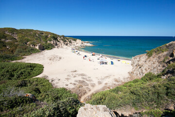 Feraxi beach, Costa Rei, Castiadas, Muravera, Cagliari District,  Sardinia, Italy, Europe