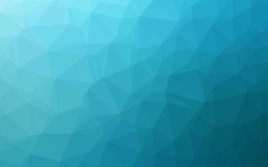Light BLUE vector shining triangular pattern.