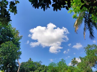 Big clouds during day 