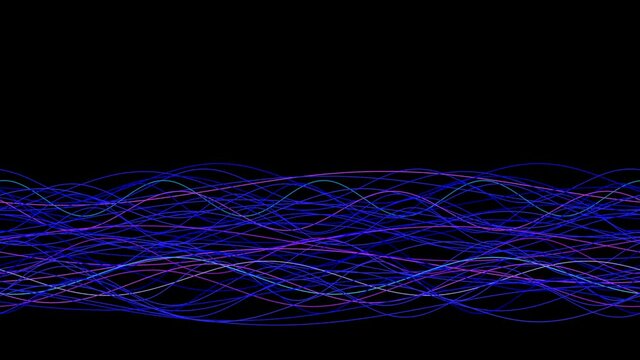 ランダムに変動する多数の波