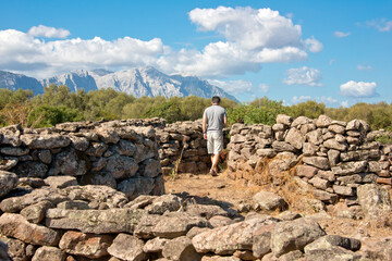 Serra Orrios nuragic village, Dorgali, Sardinia, Italy