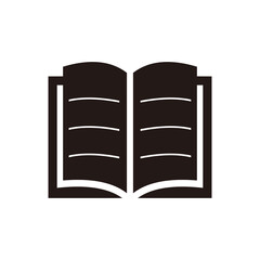 Book icon. Book icon isolated on white background