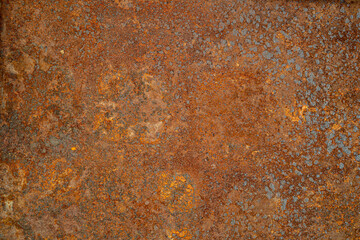 Old rusty textured metal background.