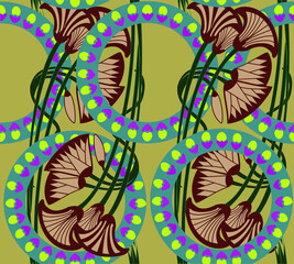 New pharaonic pattern inspired by ancient Lotus flower found in Egyptian civilization