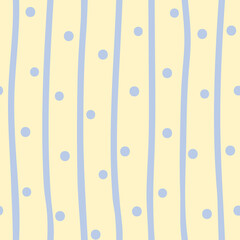 Light Blue & Beige Abstract Dot Seamless Pattern