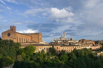 Fototapeta na wymiar A view of Siena