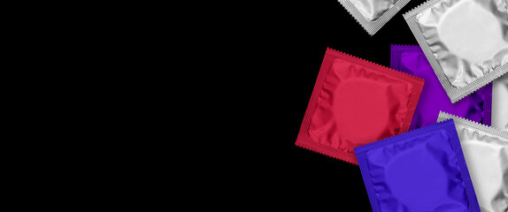 Wide banner for the site header, condom background