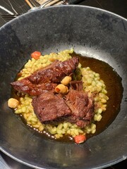 meat with vegetables