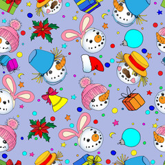 New Year pattern 