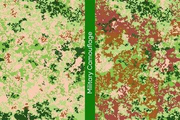 texture military camouflage army green hunting. Vector