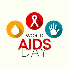 Vector illustration on the theme of World AIDS day observed each year on December 1st across the globe.